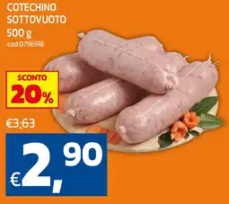 C+C maxigross Cotechino sottovuoto offerta