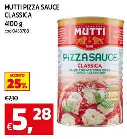C+C maxigross Mutti pizza sauce classica offerta