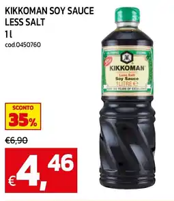 C+C maxigross Kikkoman soy sauce less salt offerta
