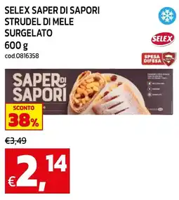 C+C maxigross Selex Saper di Sapori Strudel di Mele offerta
