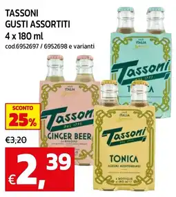 C+C maxigross Tassoni gusti assortiti offerta