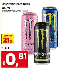 C+C maxigross Monster Energy Drink offerta