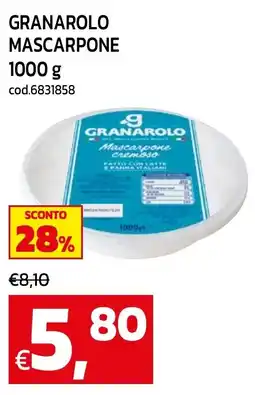 C+C maxigross Granarolo Mascarpone cremoso offerta