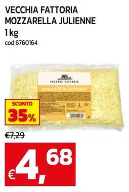 C+C maxigross Vecchia Fattoria Mozzarella Julienne offerta