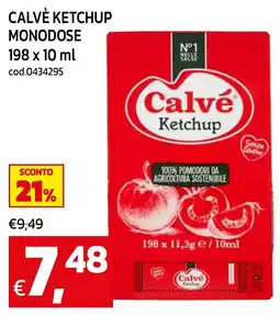 C+C maxigross Calvé Ketchup offerta