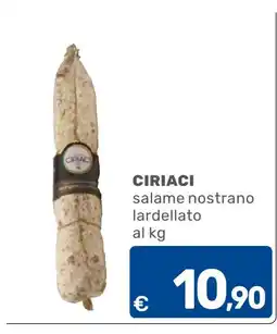 C+C Cash and Carry Ciriaci salame nostrano lardellato offerta