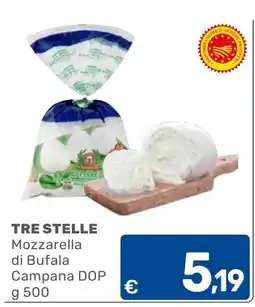 C+C Cash and Carry Tre Stelle Mozzarella di Bufala Campana DOP offerta