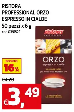 C+C maxigross Ristora orzo espresso in cialde offerta