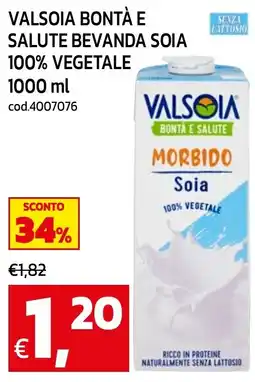 C+C maxigross Valsòia bevanda soia morbido offerta