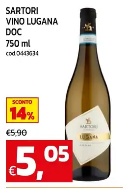 C+C maxigross Sartori vino Lugana DOC offerta