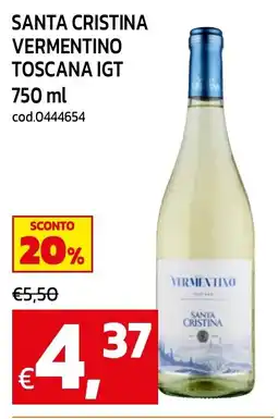 C+C maxigross Santa Cristina Vermentino offerta