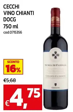 C+C maxigross Cecchi vino chianti docg offerta