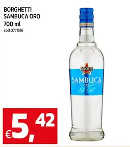 C+C maxigross Borghetti Sambuca Oro offerta