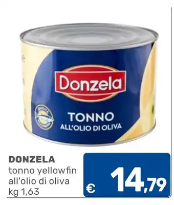 Donzela tonno yellowfin all'olio di oliva