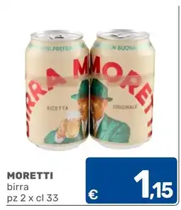 C+C Cash and Carry Moretti birra offerta