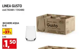 C+C maxigross Bicchiere acqua Gusto offerta
