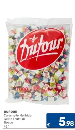C+C Cash and Carry Dufour Caramelle Morbide Gelee Frutti di Bosco offerta
