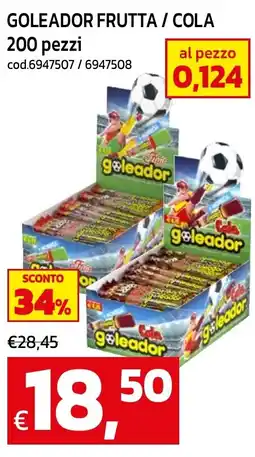 C+C maxigross Goleador frutta / cola offerta