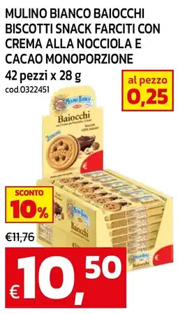 C+C maxigross Biscotti snack Baiocchi offerta