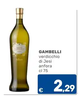 C+C Cash and Carry Gambelli verdicchio di Jesi anfora offerta