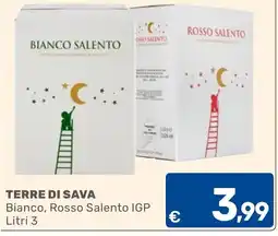 C+C Cash and Carry Terre di Sava Bianco, Rosso Salento IGP offerta