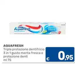 C+C Cash and Carry Aquafresh dentifricio offerta