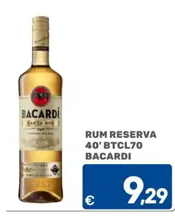 C+C Cash and Carry Rum Reserva Bacardi offerta