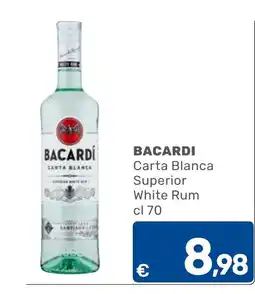 C+C Cash and Carry Bacardi Carta Blanca Superior White Rum offerta