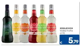 C+C Cash and Carry Keglevich Vodka frutta offerta