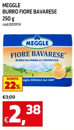 C+C maxigross Burro fiore bavarese Meggle offerta
