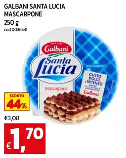 C+C maxigross Galbani Santa Lucia Mascarpone offerta