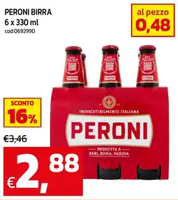 C+C maxigross Peroni birra offerta