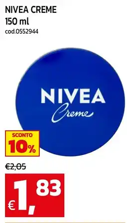 C+C maxigross Nivea Creme offerta