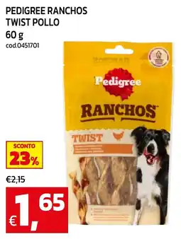 C+C maxigross Pedigree Ranchos Twist Pollo offerta