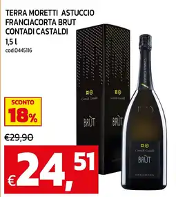 C+C maxigross Terra Moretti Astuccio Franciacorta Brut Contadi Castaldi offerta
