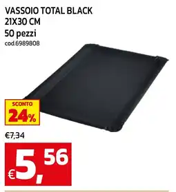 C+C maxigross Vassoio total black offerta