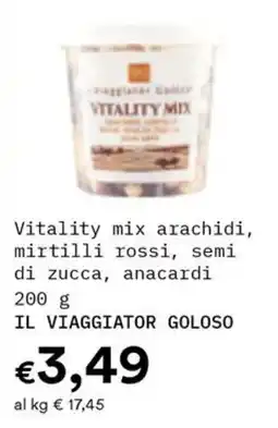 Borello Supermercati Vitality mix arachidi, mirtilli rossi, semi di zucca, anacardi offerta