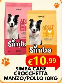 MEGA Simba cane crocchetta manzo/pollo offerta