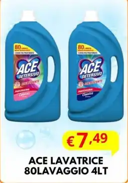 MEGA Ace lavatrice offerta