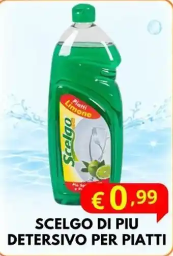 Scelgo detersivo per piatti