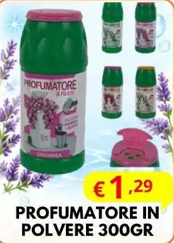 MEGA Profumatore in polvere Orchidea offerta