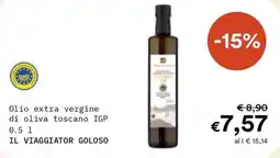 Borello Supermercati Olio extra vergine di oliva toscano IGP IL VIAGGIATOR GOLOSO offerta