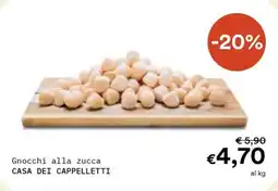 Borello Supermercati Gnocchi alla zucca Casa dei Cappelletti offerta