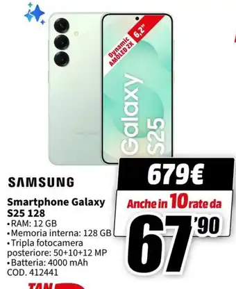 Samsung Smartphone Galaxy S25 128