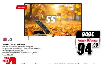 LG Smart TV 55" 55B65LA