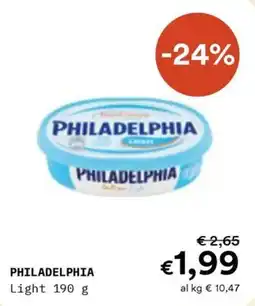 Borello Supermercati Philadelphia Light offerta
