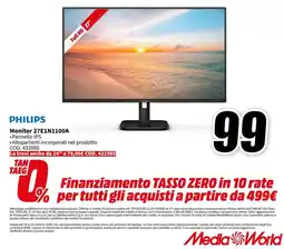 MediaWorld Philips Monitor 27E1N1100A offerta
