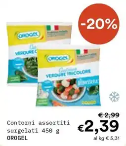 Borello Supermercati Contorni assortiti surgelati OROGEL offerta