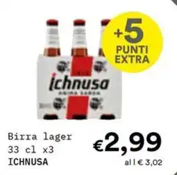 Borello Supermercati Birra lager Ichnusa offerta