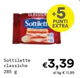 Borello Supermercati Sottilette classiche offerta